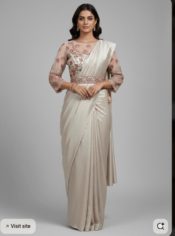 Elegant Saree Draping