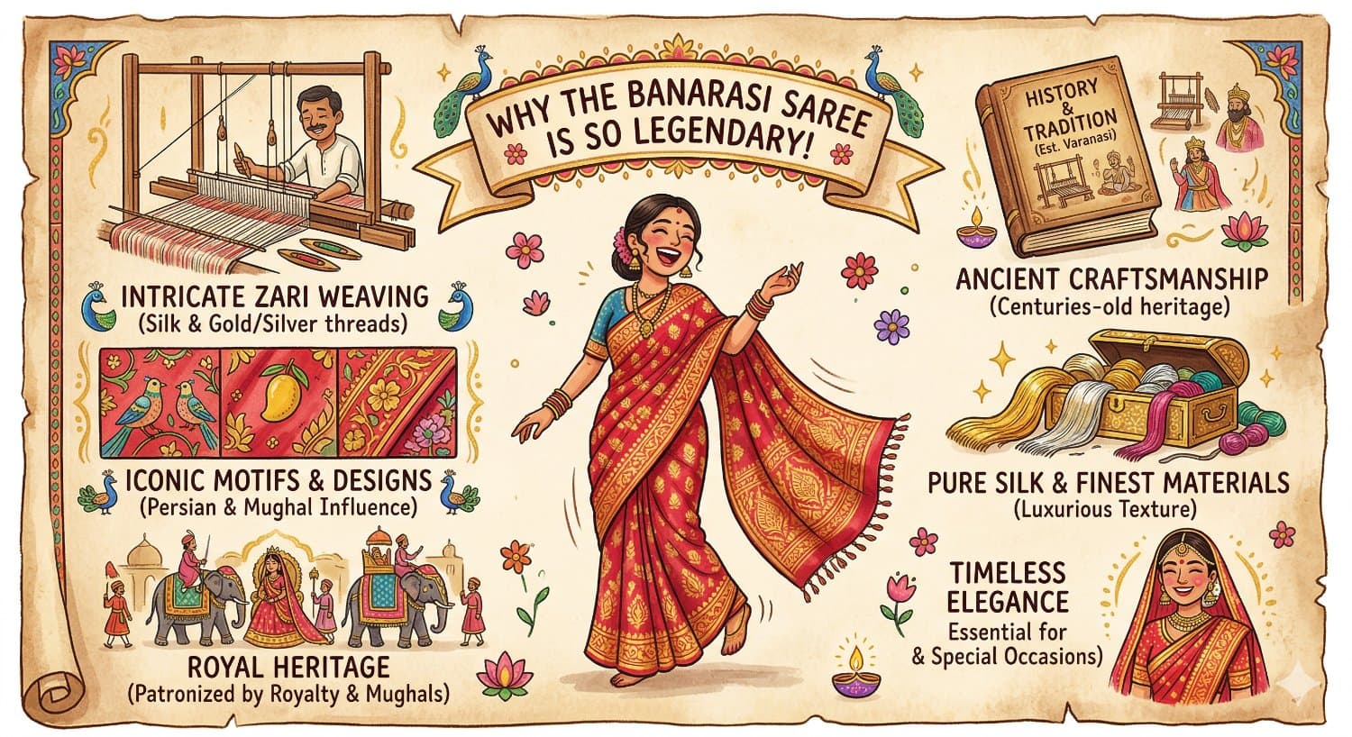 Your Essential Banarasi Silk Saree Guide: Unveiling the Legacy of Indian Weaving
