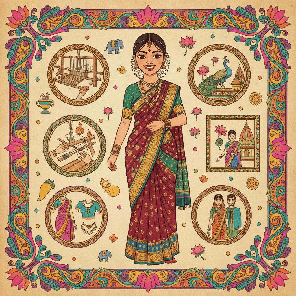 The Ultimate Banarasi Silk Saree Guide: Weaving Heritage into Your Wardrobe