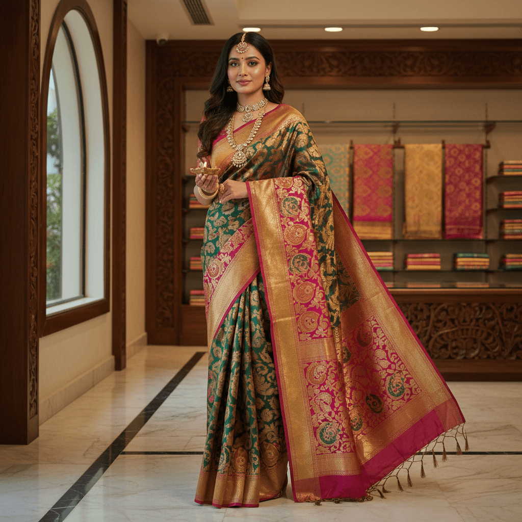 Shine Bright This Diwali: Exquisite Saree Styling Ideas from Raasa by Anisha