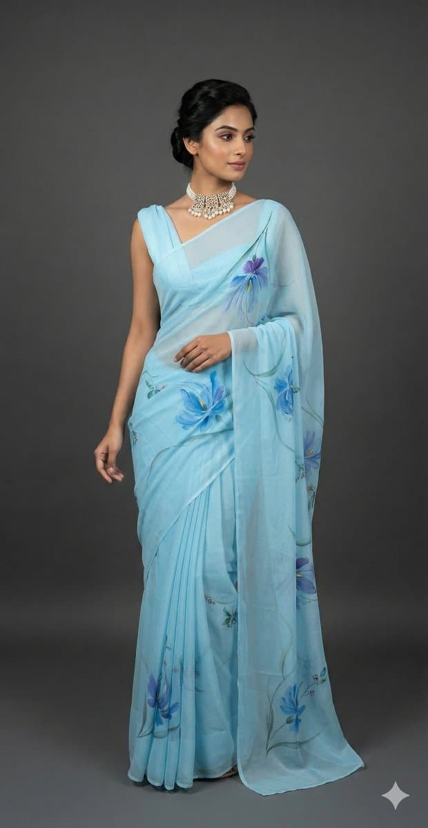 Chiffon saree - View 1